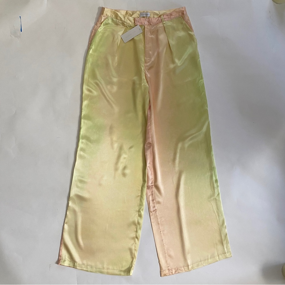 NWT Silk Maison straight leg pants - Picture 3 of 4